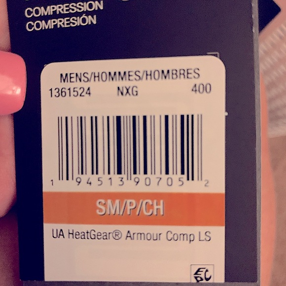 Under Armour Men's Armour HeatGear Compression Long-Sleeve T-Shirt , Royal Blue - Picture 5 of 11